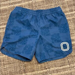 Overtime Kids Blue Patterned Shorts